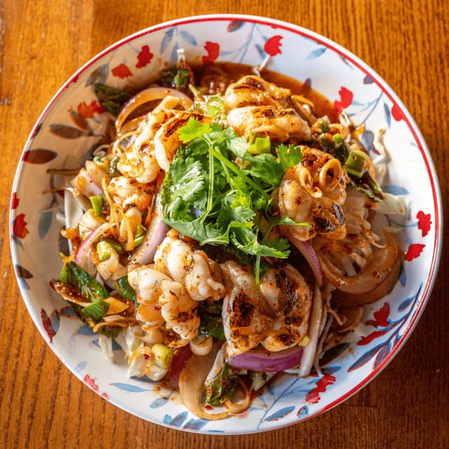 Pla Goong - Naked Salad.