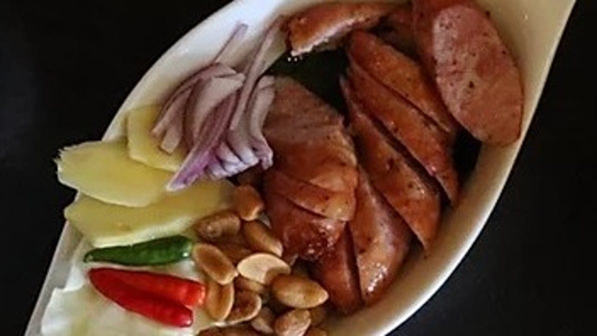 Sai Kork Esan - North East Thai Sausage.