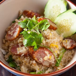 Khao Pad Sai Krok - Thai Sausage Fried Rice