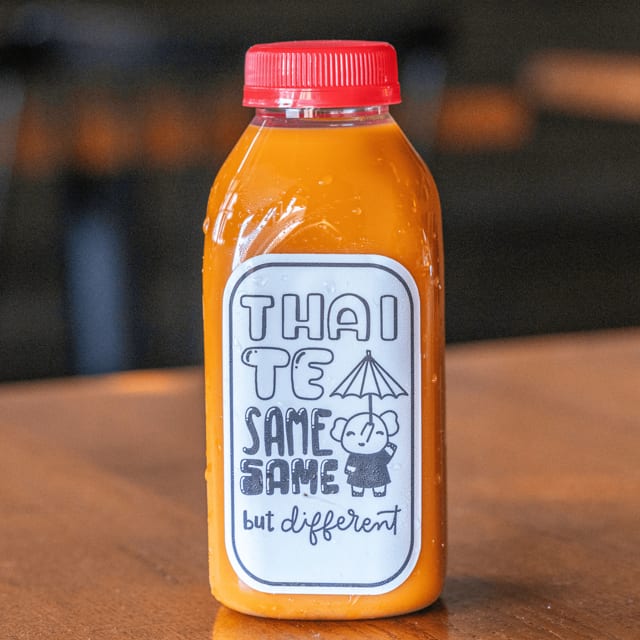 Chilled Thai Iced Tea.
